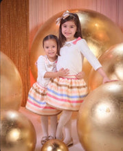 Load image into Gallery viewer, PASTEL STRIPE SKIRT