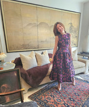 Load image into Gallery viewer, MIDNIGHT ROSE JACQUARD DRESS