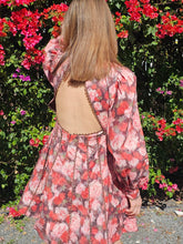 Load image into Gallery viewer, RED|PINK ROSE DRESS