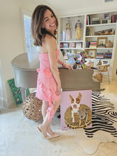 Load image into Gallery viewer, PINK STRAPLESS MINI DRESS