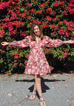 Load image into Gallery viewer, RED|PINK ROSE DRESS