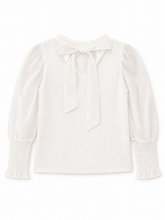 Load image into Gallery viewer, WHITE SHIMMER BLOUSE