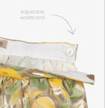 Load image into Gallery viewer, LEMON METALLIC SKIRT