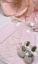 Load image into Gallery viewer, PINK BUTTERFLY JACQUARD DRESS