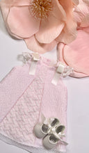 Load image into Gallery viewer, PINK BUTTERFLY JACQUARD DRESS