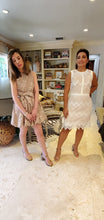 Load image into Gallery viewer, TAUPE DAISY JACQAURD DRESS