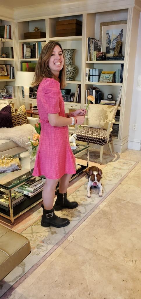 HOT PINK TWEED DRESS – Warm Hearts Collection Miami