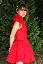 Load image into Gallery viewer, ROUGE ONE SHOULDER DRESS