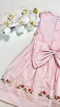 Load image into Gallery viewer, PINK ROSE EMBROIDERED DRESS
