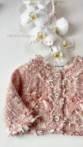 RASPBERRY FRINGE JACKET