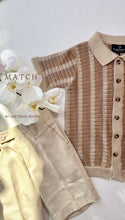 Load image into Gallery viewer, CAMEL STRIPE KNIT TOP
