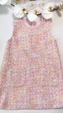 Load image into Gallery viewer, PINK MULTI TWEED DRESS
