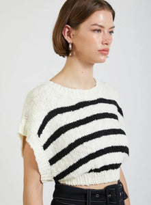 KNIT STRIPED TOP