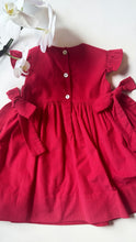 Load image into Gallery viewer, RED CORDUROY DRESS
