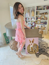 Load image into Gallery viewer, PINK STRAPLESS MINI DRESS
