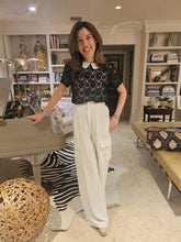 Load image into Gallery viewer, White Trousers w/ side pockets

