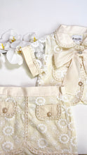 Load image into Gallery viewer, IVORY EMBROIDERED SKIRT SET
