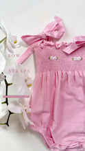 Load image into Gallery viewer, PINK SMOCKED EMBR DUBBLE
