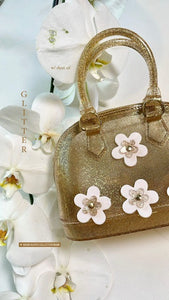 GOLD GLITTER  JELLY PURSE