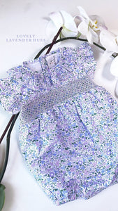 FLORAL SMOCKED BUBBLE