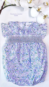 FLORAL SMOCKED BUBBLE