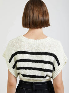 KNIT STRIPED TOP