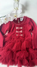 Load image into Gallery viewer, RED TULLE BOW DRESS
