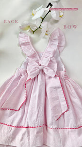 PINK SEEREUCKER DRESS