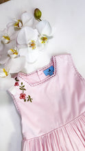 Load image into Gallery viewer, PINK ROSE EMBROIDERED DRESS
