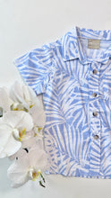 Load image into Gallery viewer, BLUE LINEN PALM SET
