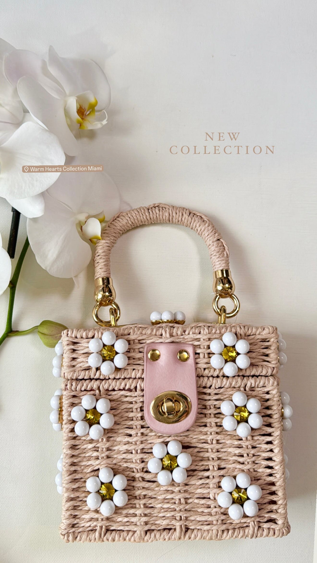 DREAMING IN PINK BUCKET MINI PURSE