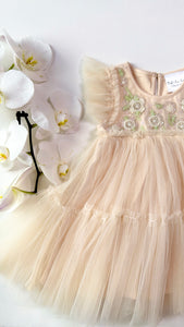 IVORY TULLE BABYDOLL DRESS