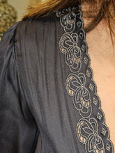 Load image into Gallery viewer, NAVY SILK DRESS
