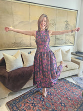 Load image into Gallery viewer, MIDNIGHT ROSE JACQUARD DRESS
