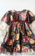 Load image into Gallery viewer, BROWN|MULTI BLOOM DRESS
