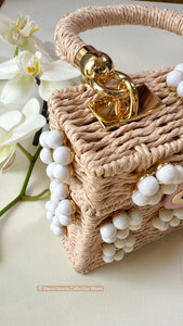 DREAMING IN PINK BUCKET MINI PURSE