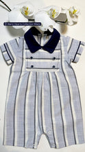 Load image into Gallery viewer, BLUES STRIPED ROMPER
