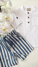 Load image into Gallery viewer, STRIPED SHIRT SET
