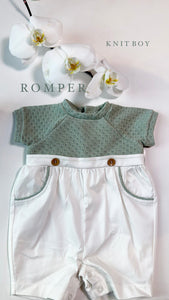 SAGE KNIT ROMPER