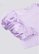 Load image into Gallery viewer, LAVENDER PUFF SLEEVE TOP
