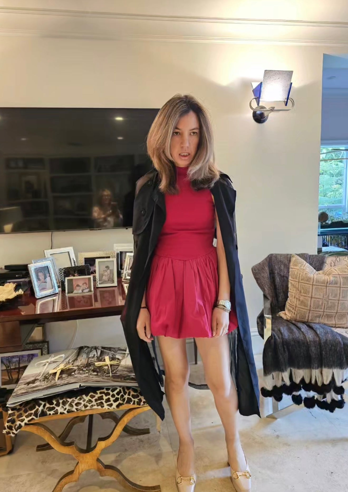 RED BUBBLE MINI DRESS Warm Hearts Collection Miami RED BUBBLE MINI DRESS Warm Hearts Collection Miami