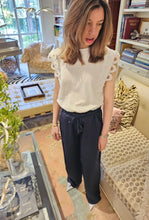 Load image into Gallery viewer, WHITE LACE TRIM TOP
