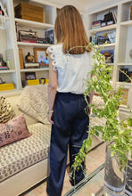 Load image into Gallery viewer, WHITE LACE TRIM TOP
