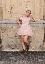 Load image into Gallery viewer, DUSTY ROSE MINI TULLE DRESS
