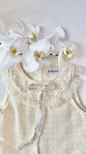 Load image into Gallery viewer, IVORY TULLE TRIM DRESS
