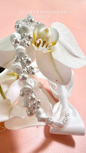 PEARL FLOWER BUD HEADPIECE