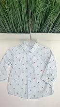 Load image into Gallery viewer, LIGHT BLUE CAR PRINTED SHIRT
