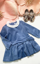 Load image into Gallery viewer, BLUE CORDUROY DRESS
