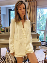 Load image into Gallery viewer, IVORY DOUBLE-BREASTED BLAZER
