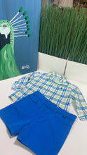Load image into Gallery viewer, COBALT BLUE TWILL SHORTS
